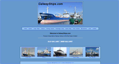 Desktop Screenshot of galwayships.com